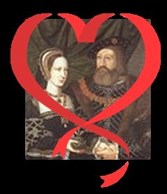 couple with heart ribbon